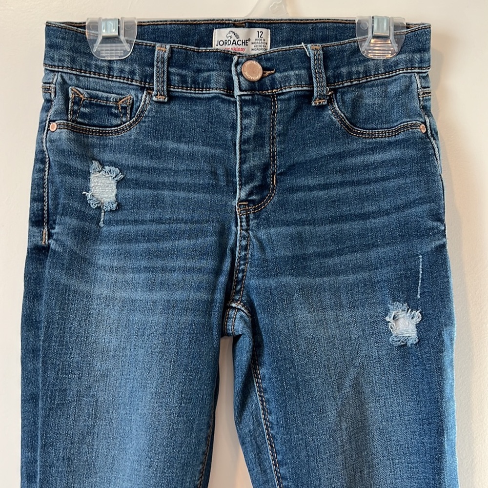 Jordache Super Skinny Girls Denim Jeans Size 12